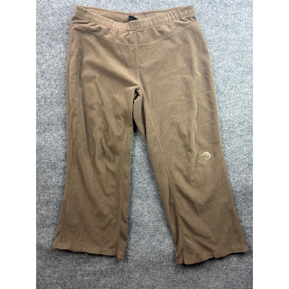 Mountain Hardwear Fleece Pants Women S Brown Straight Leg Outdoor 205 OL1691